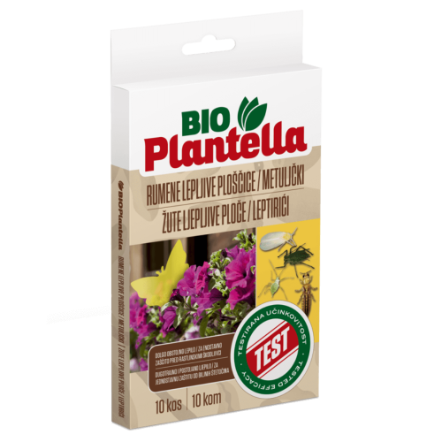Bio Plantella Rumene lepljive ploščice - v obliki metuljčkov