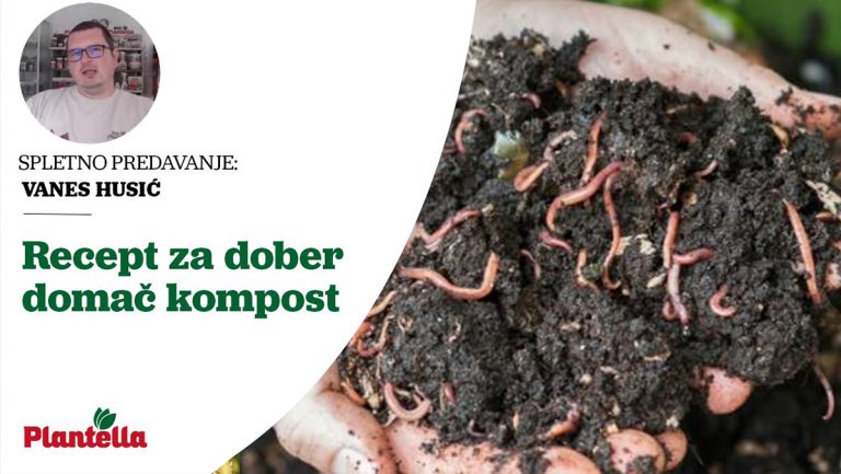 Kako do najboljšega domačega komposta – Plantellino spletno predavanje